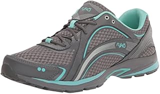 Ryka Women's Walking Shoe, Frost Grey/Aqua Sky/Iron Grey, 8.5 M US