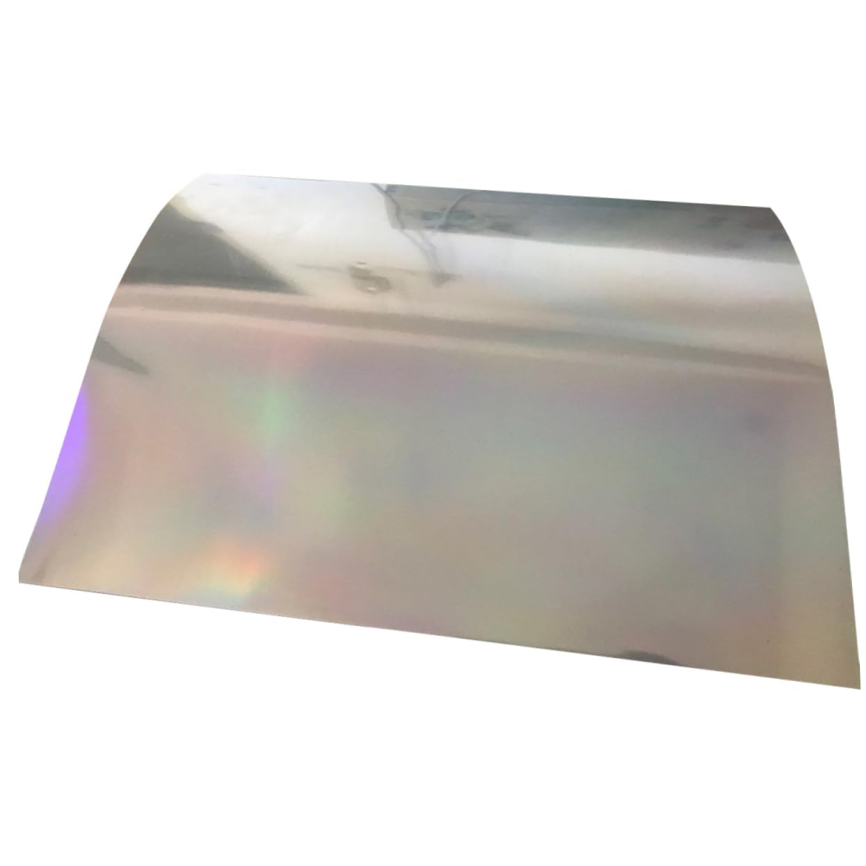 SHINEOFI 15stücke Holografisches Heat Transfer Vinyl Für T-shirts Sportbekleidung Taschen Und Andere Textilien Farbige Selbstklebende Folie Für Kreative Designs