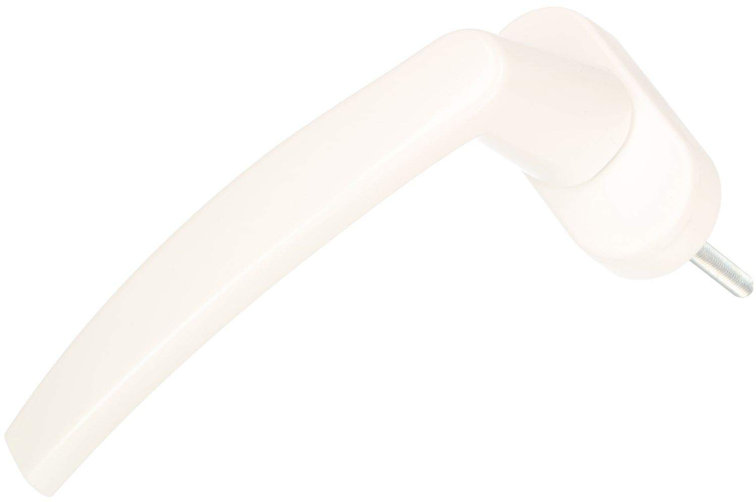 KOTARBAU Window Handle Aluminium White Square Pin E7 Solid Universal Rotation/Tilt 90 Degree Locking Balcony Patio Rosette Screws Included โ image 1