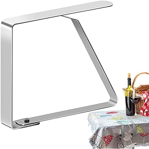 DUXCIYHTA 12 Pack Tablecloth Clips for Folding Tables,Picnic Tablecloth Clips for Outdoor Tables,Great Table Skirt Clips for Camping,Barbecue,Backyard Party and Wedding Cover