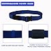 Homymusy 60 Inch Adjustable Gait Belts for Seniors - Comfortable Buckle Protect Cover Keep Belt Buckle Reaching The Waist,Supports up to 350 lbs(Navy, 60INCH Quick Release Buckle)
