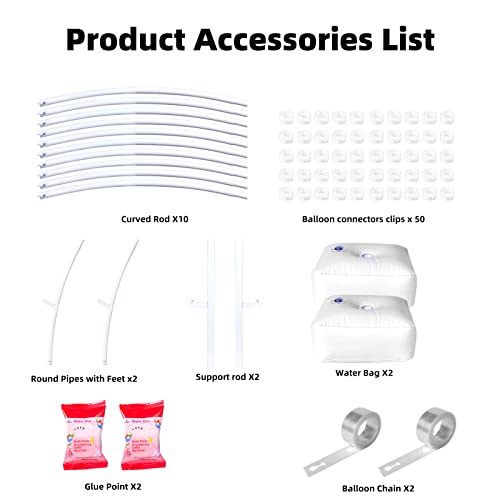 7.2Ft Round Backdrop Stand Metal Circle Wedding Balloon Arch Frame Flower Ring Arch For Wedding,Flower Balloon Arch For Wedding Graduation Christmas And Birthday Party Supplies Decorations (White) #TOP3