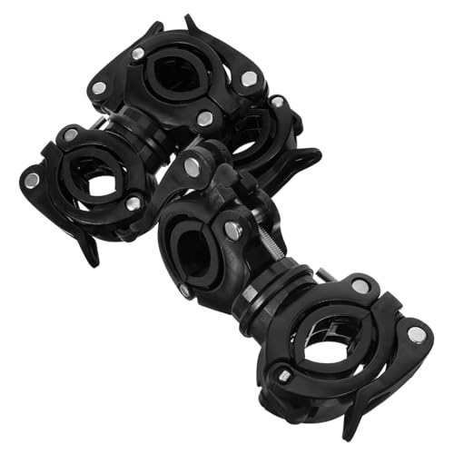 KOMBIUDA 2pcs Walker Cane Holder Plastic Wheelchair Crutch Storage Bracket Wheelchair Cane Organizers Black Mobility Scooter Crutch Bracket