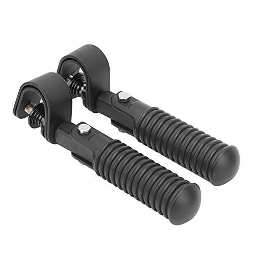 Repose-pieds de moto pliables noir de 2,5 cm pour cales pieds de protection