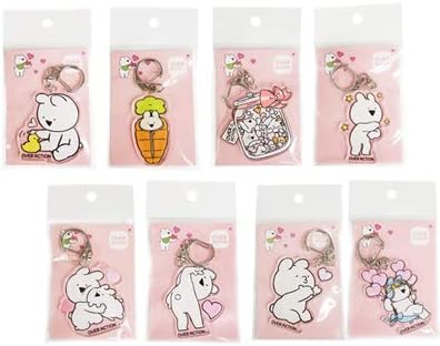 Amazon Co Jp すこぶる動くうさぎ すこぶる動くウサギ アクリル キーホルダー Acrylic Key Holder オーバーアクショントッキ H 6 ホーム キッチン