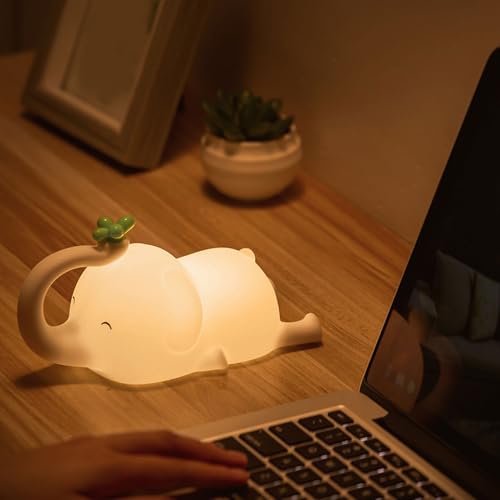 Lámpara de Noche de Elefante para Niños con Batería Recargable miniatura 4