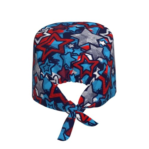 Image of Unisex Adjustable Surgical Sweatband - Elastic Bandage Cap - Scrub Caps for Nurse Working Cap