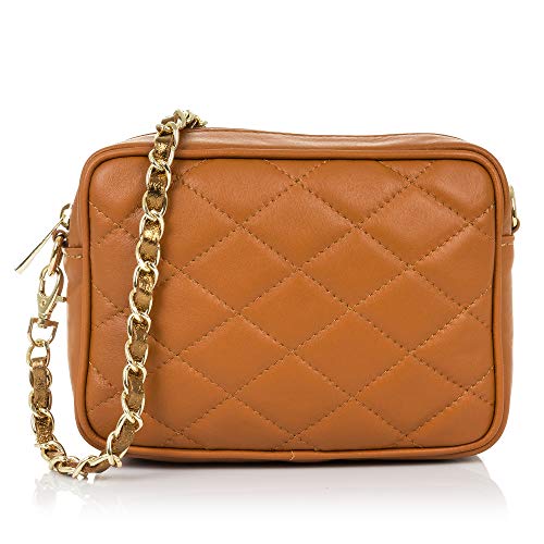 Sac à bandoulière en cuir véritable matelassé Cleopatra, sublimez votre féminité au quotidien