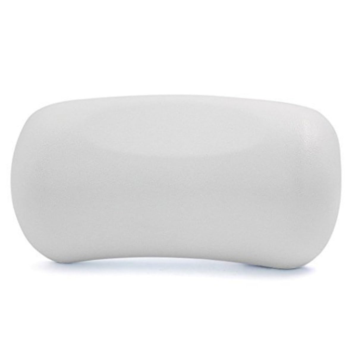 FRCOLOR Cuscino per Vasca da Bagno Ventosa Bianca Supporto Ergonomico per Testa Collo e Spalle Traspirante e Confortevole per Uso Domestico e Spa