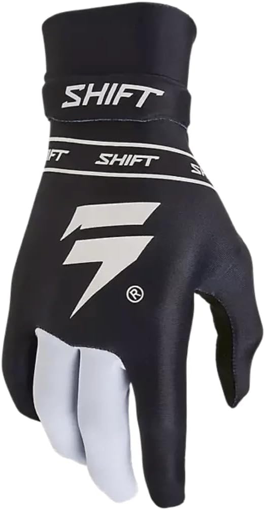 Shift MX Black Label Pro Dirt Bike MX Motocross Offroad & ATV Gloves, QWIK Black, M