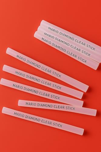 Image of Mario Diamond 240mm Long Crystal Clear Premium Glue Sticks, Pack of 20 | Crystal Clear Finish | Super Strong Bonding Hot Melt Glue Sticks for DIY, Crafts & Professional Use