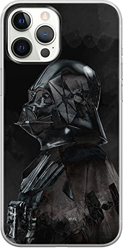 Funda para teléfono móvil de ERT GROUP para Apple iPhone 12 Pro MAX Original y con Licencia Oficial de Star Wars con diseño Darth Vader 003 Adaptada a la Forma del teléfono móvil, Funda Hecha de TPU