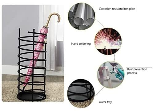Porta Guarda Chuva Suporte Para Guarda-Chuvas Soldador de guarda -sol de Metal Home guarda -chuva Ar