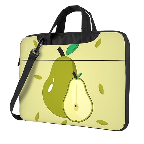 Sac ordinateur portable en tissu Oxford doux à motif poires