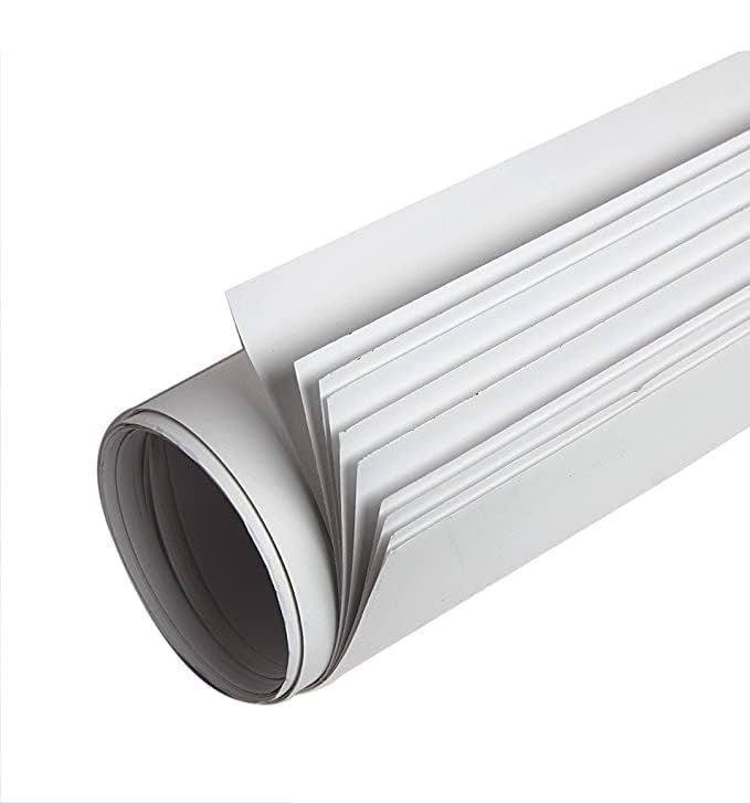SEJASCOLLECTIONS | Pack of 5 Sheets | A1, Big/Full Size, 200 GSM Thickness, Snow White Cartridge Drawing Paper Sheets, White, Size: 71x56 Centimeters, Pack of 5 Sheets.
