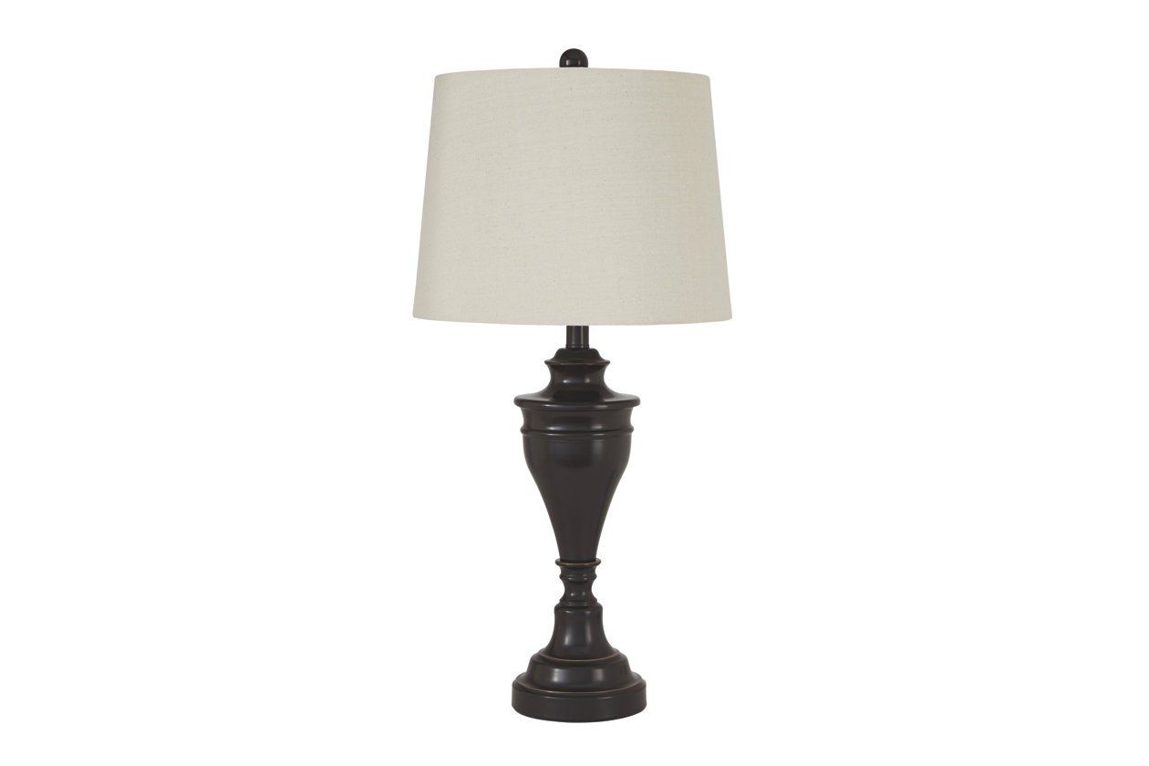 Ashley Furniture Signature Design - Darlita Table Lamps Set of 2 - Contemporary - Bronze Finish