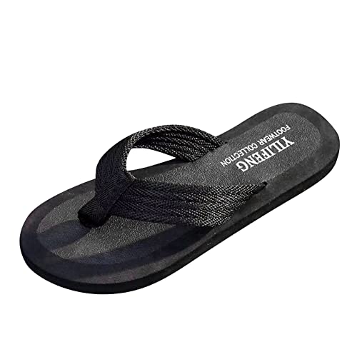 Men Shoes Fashion Beach Flip Flops Flat Toe Sandwich Beach Flip Flops For Men Arch Flip Flop