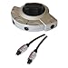 Produktbild HQ Optischer 3 Fach-Umschalter + 4x0,7m-SunshineTronic Premium Toslink Kabel