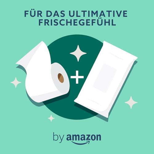 by Amazon Sanfte, feuchte Toilettenpapier mit Aloe Vera, ausspülbar, 240 Stück (6 Packungen mit 40 Blatt) – Ansicht 5