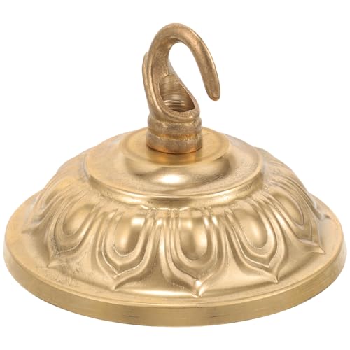 Gadpiparty Vintage Copper Chandelier Ceiling Plate, Light Canopy Kit with Hook Pendant Light Cover...