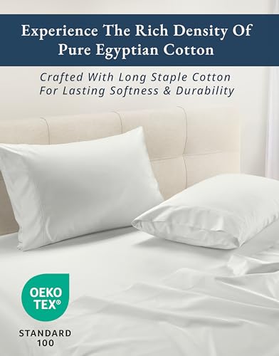 Image of LANE LINEN Extra Deep Pocket King Sheet Set Sateen Weave - Vaporous Gray | Alaskan King Sheets - 4-Piece Set, For A Luxurious Night's Sleep, For A Silky Hotel-Style Bed, Guest-Ready Comfort
