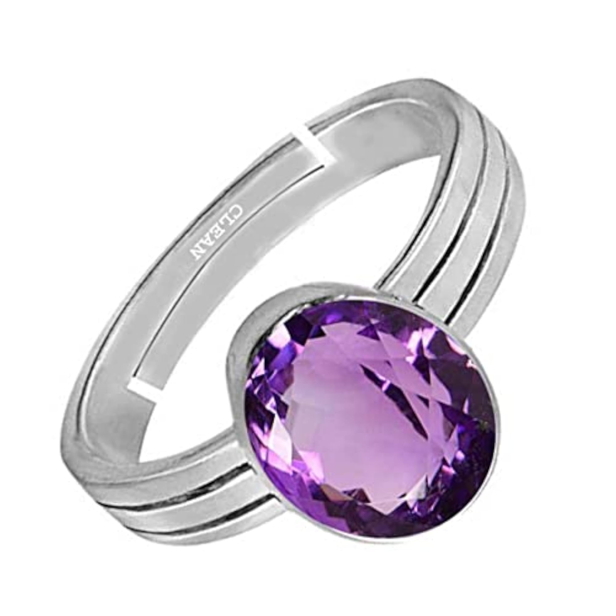 Women's Amethyst 10.25 Ratti Adjustable Ring, 925 Sterling Silver