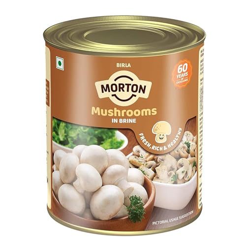 Image of Birla Morton Mushrooms in Brine 800 Gm