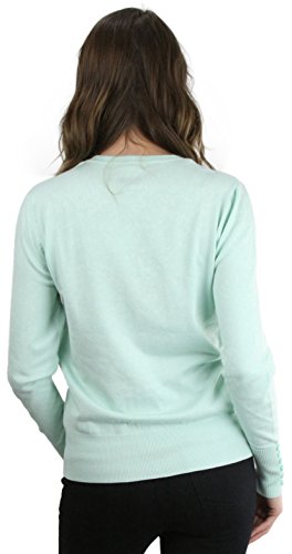 Image of ToBeInStyle Women's Long Sleeve Button Down V-Neck Cardigan