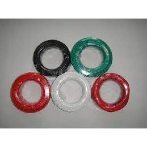 Combo of 5 Color Multi Strand Flexible Hookup Wire 7/36 2 Meter Each Full Copper PVC Insulated Electric Wire(Total 10 Meter)-Multicolours-image-49