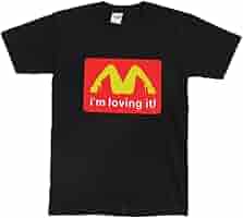Amazon.co.jp: おもしろTシャツ i'm loving it 私のお気に入り