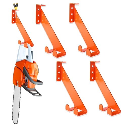 3-in-1 10" Chainsaw Wall Mount, Steel Garage Organizer