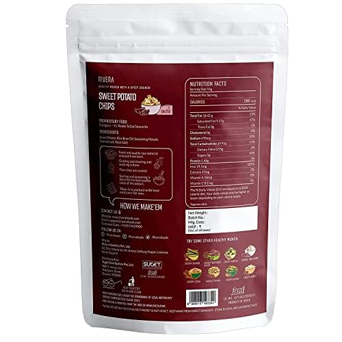 Rivera Sweet Potato Chips (Salted), (120G Each) (Pack of 5) - Image 2 thumbnail