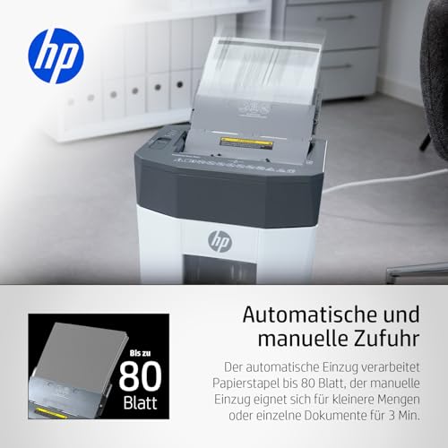 HP OneShred Auto 80CC broyeur de document automatique coupe transversale 2817 - 3
