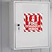 Green First Aid Kit Inside Red Fire Extinguisher Inside Stickers 4 Inch Safety Sign-Adhesive First Aid Kit Sign Decals UV Resistant 8 Pcs Industrial Safety Warning Decal for Trucks or Equipment