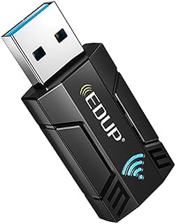 EDUP AC1300Mbps WiFi Dongle, USB 3.0 Dual Band 5GHz/2.4GHz WiFi Adapter for PC Desktop Laptop,802.11ac Wireless Network Supports Windows 11/10/8.1/8/7/XP/Vista,Mac OS X 10.6-10.15