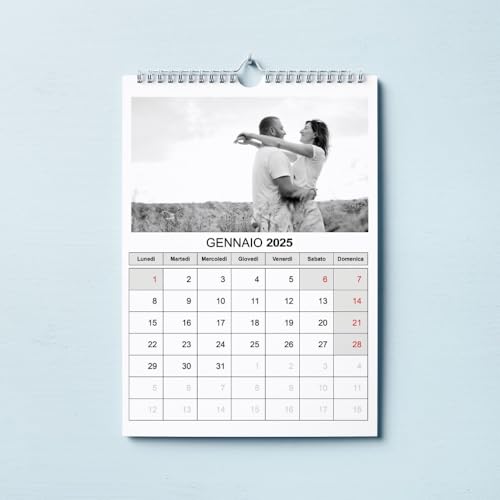PRINTSERVIS Calendario personalizado de pared 2024 A4