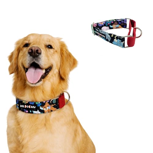Image of Dog-O-Bow Pokemon Print Martingale Dog Collar, Durable, Comfortable & Adjustable Training Collar (M)
