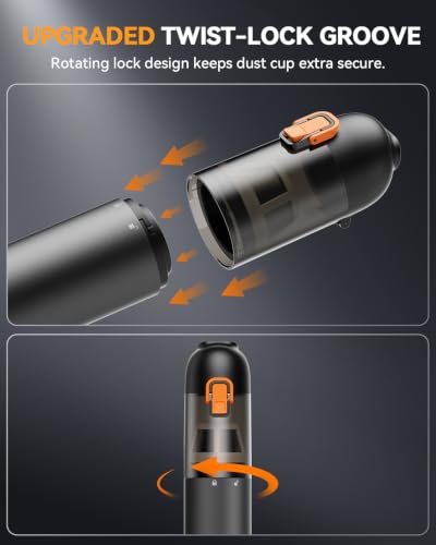 Car Vacuum Rechargeable 21000Pa Powerful Suction Handheld Vacuum Cordless - image 9