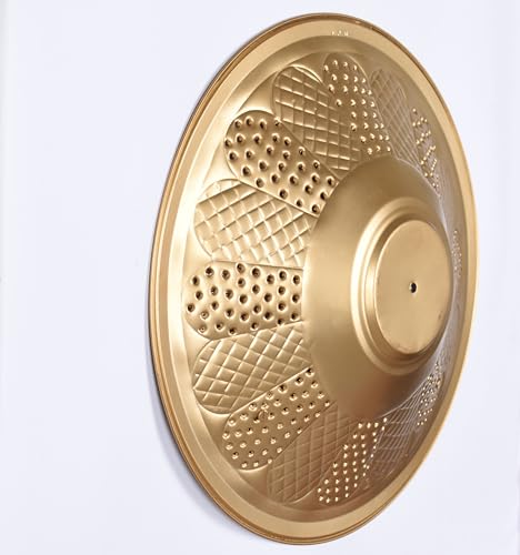 Image of BENE Altos Stainless Steel Indoor Modern Wall Lamp, E-27 Base Wall Light for Home Decor, Kitchen, Living Room, Bedroom, 36 cm (Gold, Pack of 2)