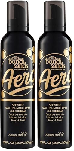 Mousse Aero Liquid Gold Bondi Sands 225 ml formule hydratante sans rinçage