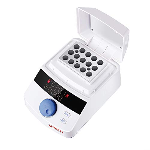 Four E's Scientific Mini Digital Dry Bath Incubator with Heating Lid with 15