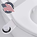 SereneLife Bidet Sprayer Seat | Toilet Alternative Paper-Tushy Cleaner | Feminine Wash for Women, White