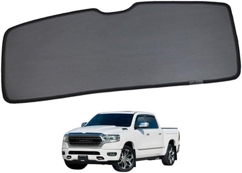 Car Sun Shade Side Window Shade for RAM 2018 2019 2020 Baby UV Protection Magnetic Curtain Sunshade Auto Accessories Foldable(Back Window 1pc)