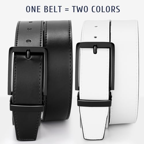Men's Reversible Genuine Leather Belt, Golf, Jeans, Dress Belts2