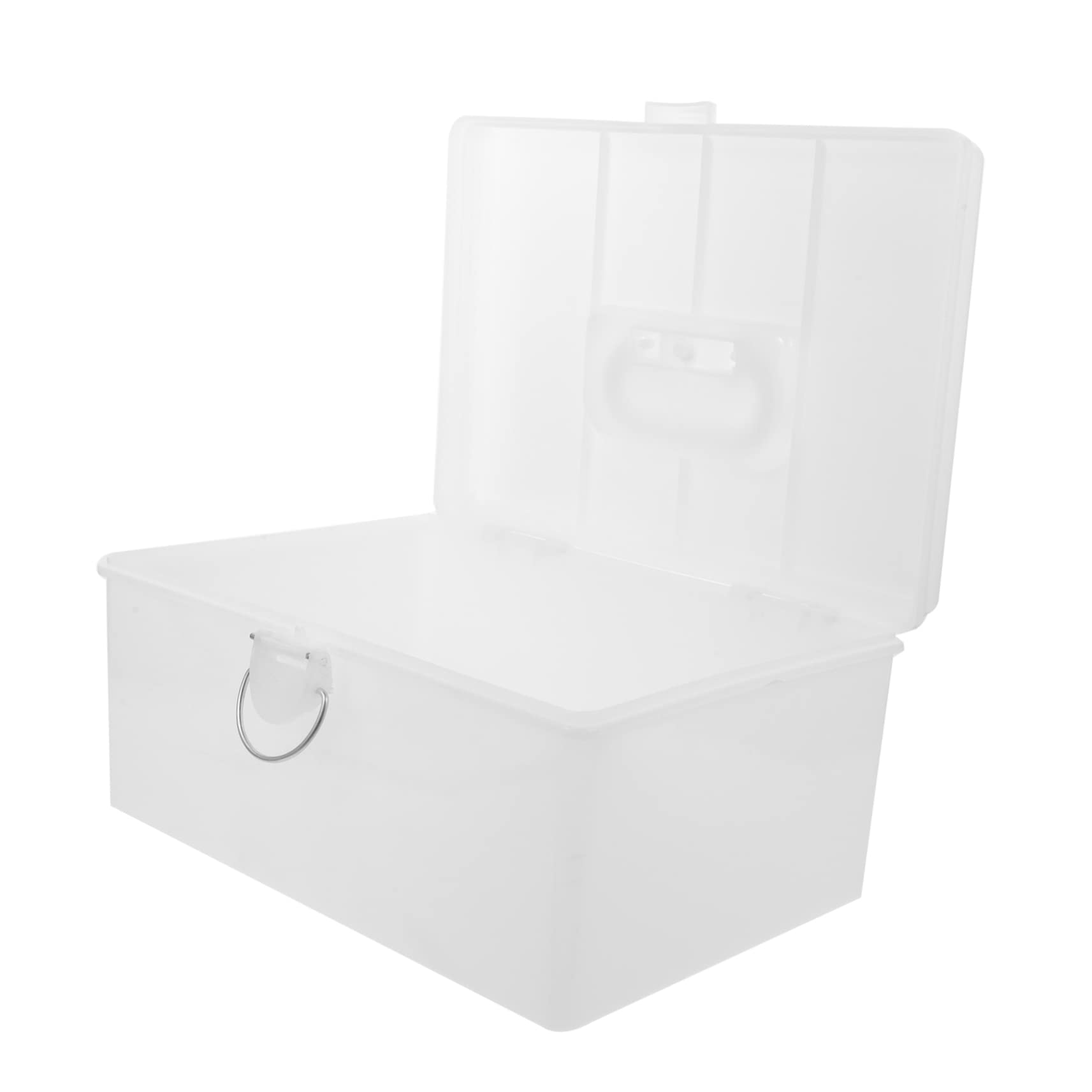 BESPORTBLE Plastic Mahjong Holder Empty Box for Travel Set Mahjong Storage Case Only