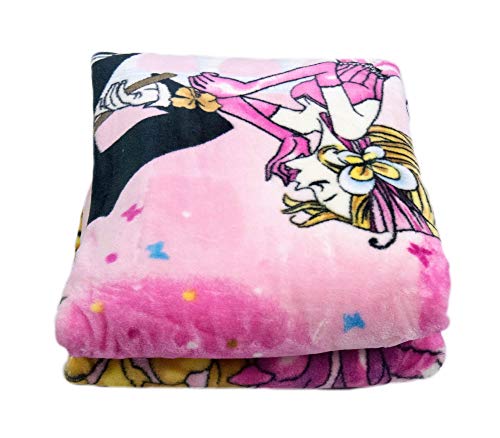 Teppich-Traum Decke Kinderdecke Spieldecke Kuscheldecke Wohndecke Prinzessin Rosa Pink Gelb Weiß Größe 155x215 cm - Image 3