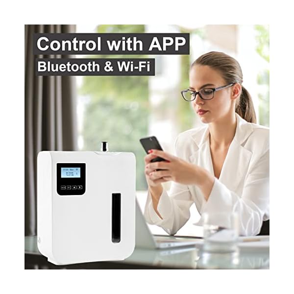 Scent Air Machine, Bluetooth & WiFi Smart Atomizing Essential Oil Diffuser w/Cold-Air Diffusion Technology, Essential Oil Aromatherapy Diffuser for Home, Office, Large Room, 300 ml, Up to 1500 Sq.Ft - Image 3