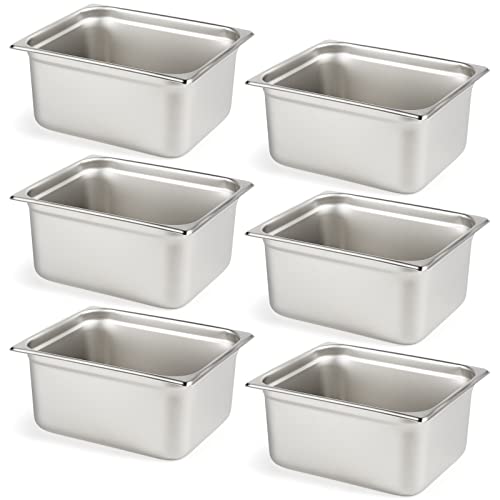 CURTA 6 Pack Anti-Jam Hotel Pans