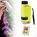 DYNWAVE Pocket Microscope Kids Science Microscope Toy 60-120x Stem Educational Toys Handheld Microscope Portable for Ages 8+ Children, Yellow with Specimen