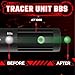 ACETECH Tracer Unit Predator Series with Bifrost/Blaster/ AT2000RII/ AT1000 14mm CCW Negative Thread Glow in The Dark BBS LED Lighting Effect Designed for Airsoft Riffle (Archetype - AT1000)